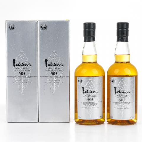 Ichiro’s Malt & Grain 秩父出品 银叶 505 世界调和 2瓶组