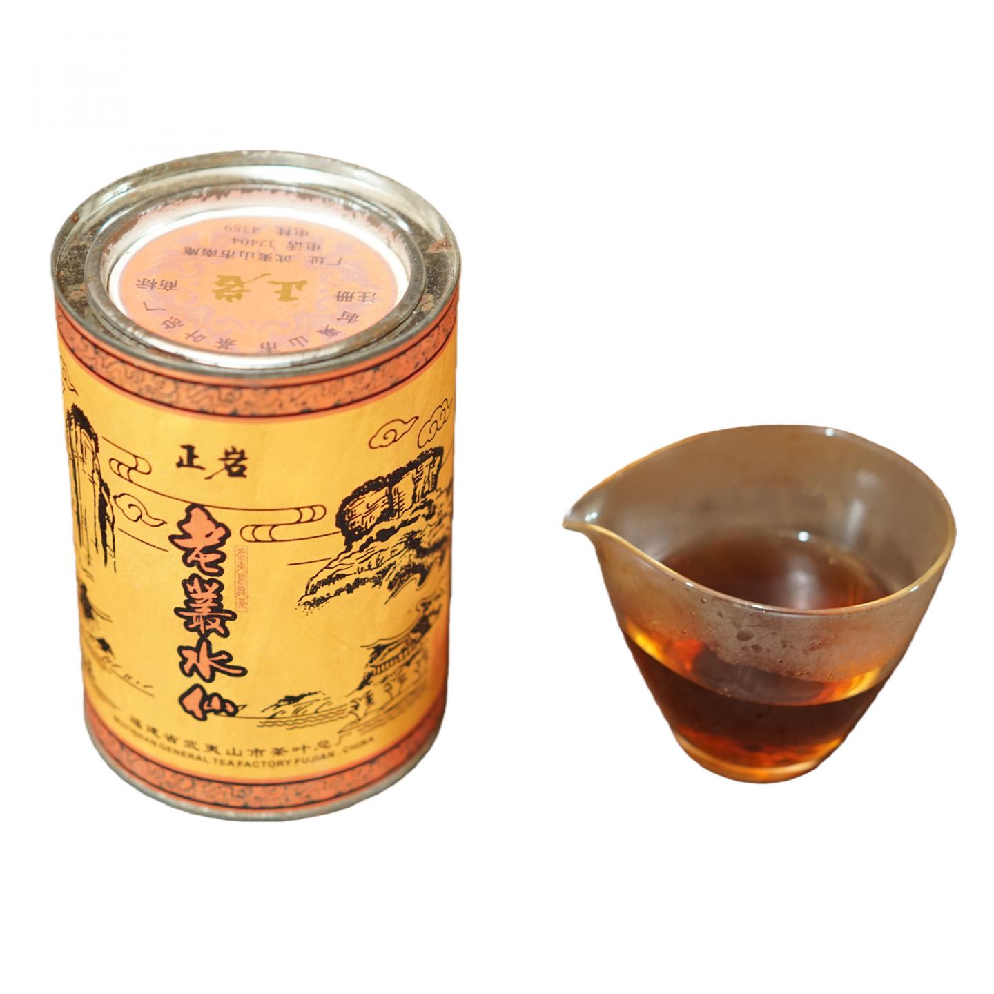 1990年代 岩茶总厂 老枞水仙一罐 150克 干仓