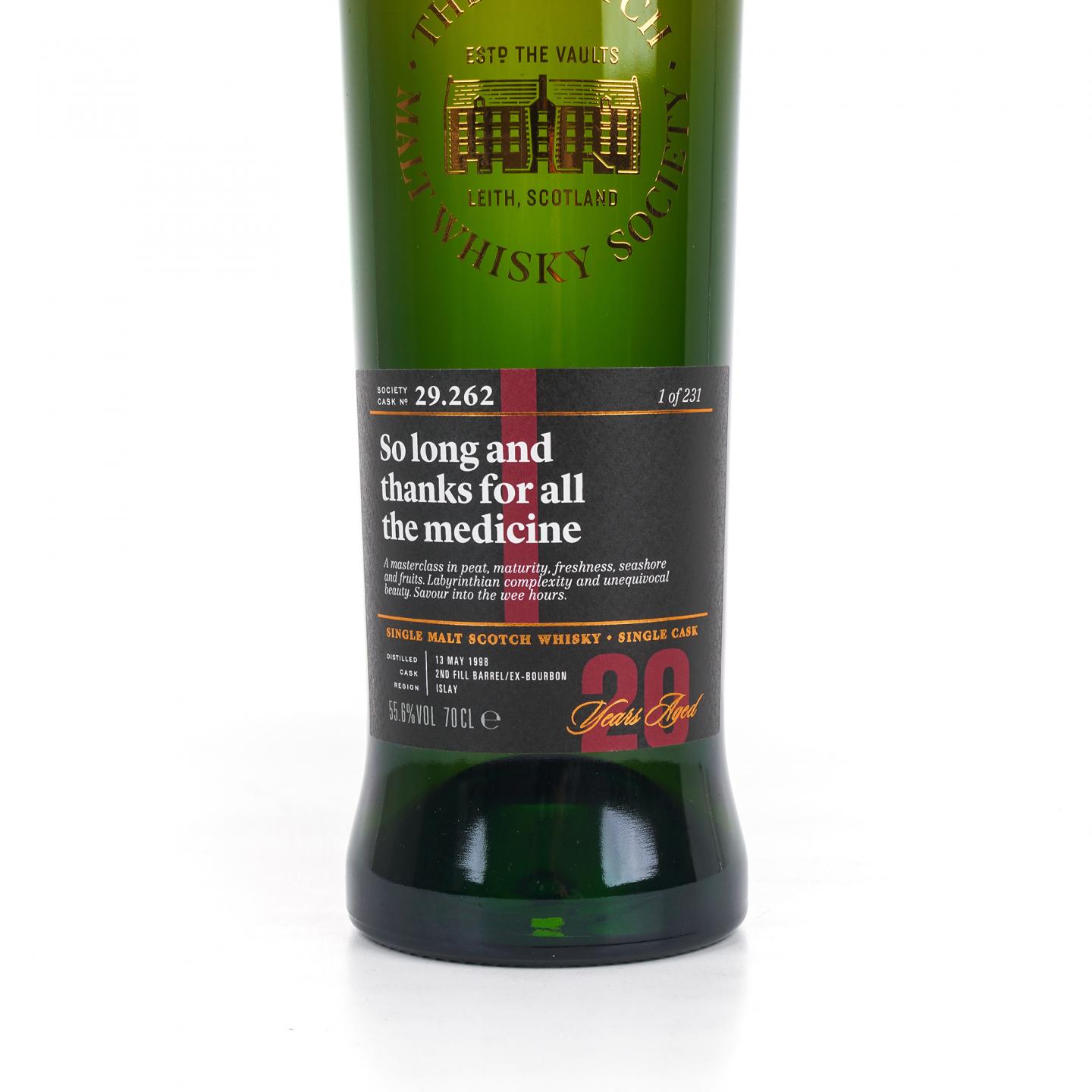 SMWS 29.262 拉弗格 20年 1998