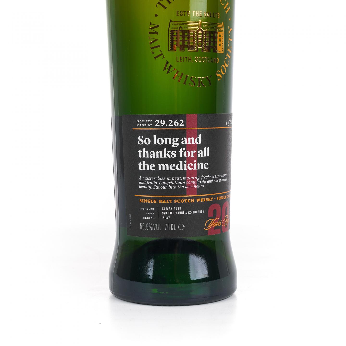 SMWS 29.262 拉弗格 20年 1998