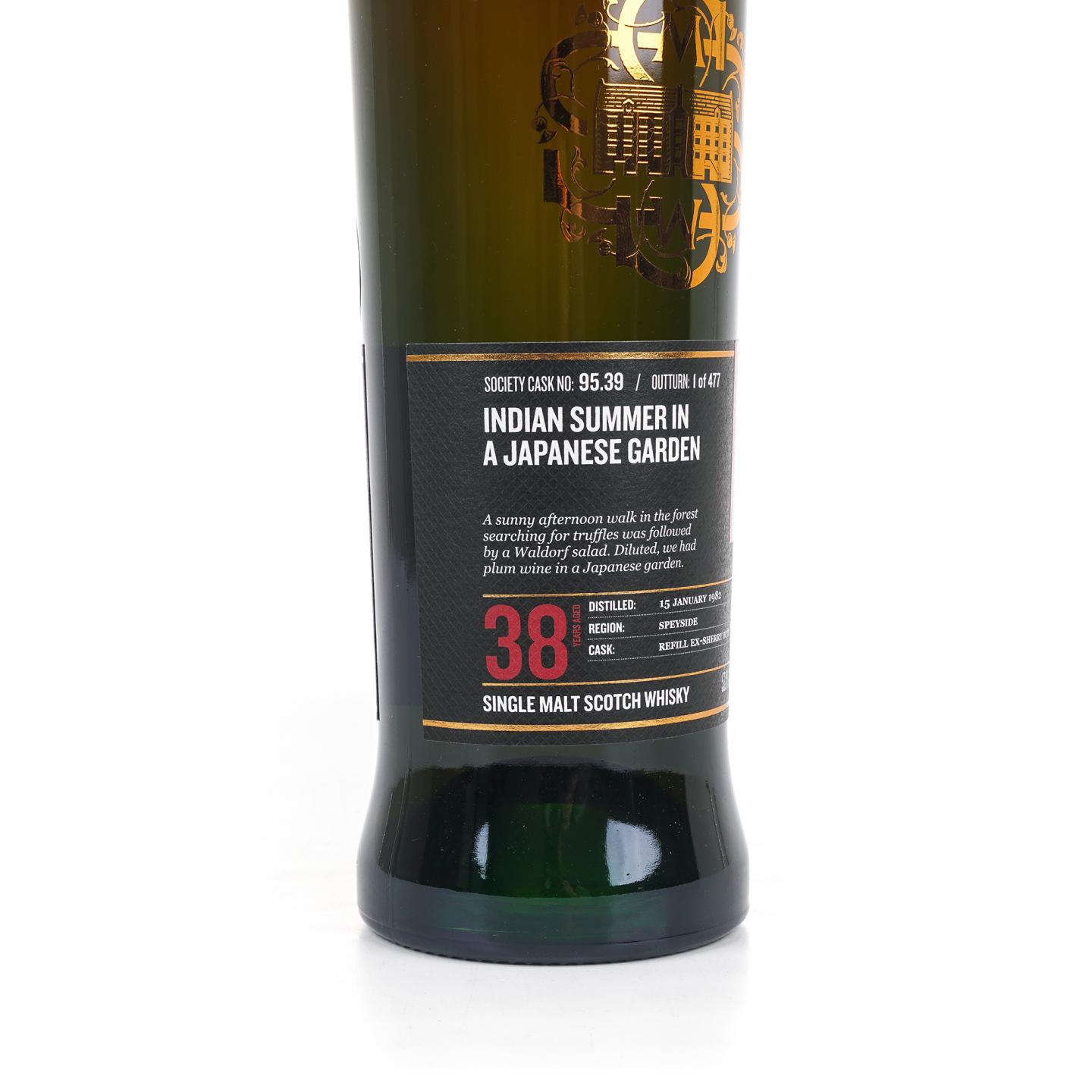 SMWS 95.39 奥克罗斯克 38年 1982 再填雪莉桶