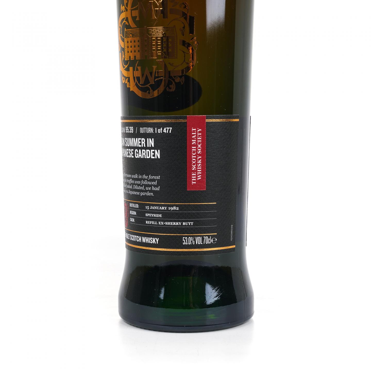 SMWS 95.39 奥克罗斯克 38年 1982 再填雪莉桶