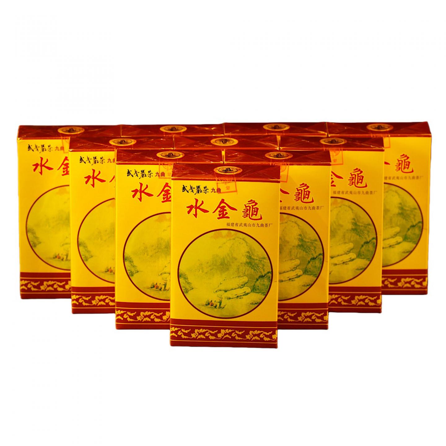 1990年代 武夷山市九曲茶厂 正岩水金龟 十盒*100克