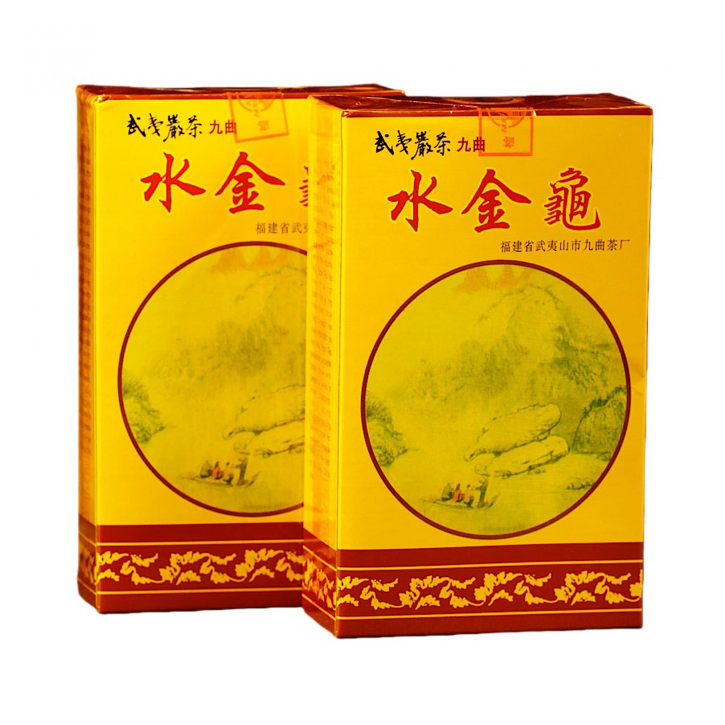 1990年代 武夷山市九曲茶厂 正岩水金龟 十盒*100克