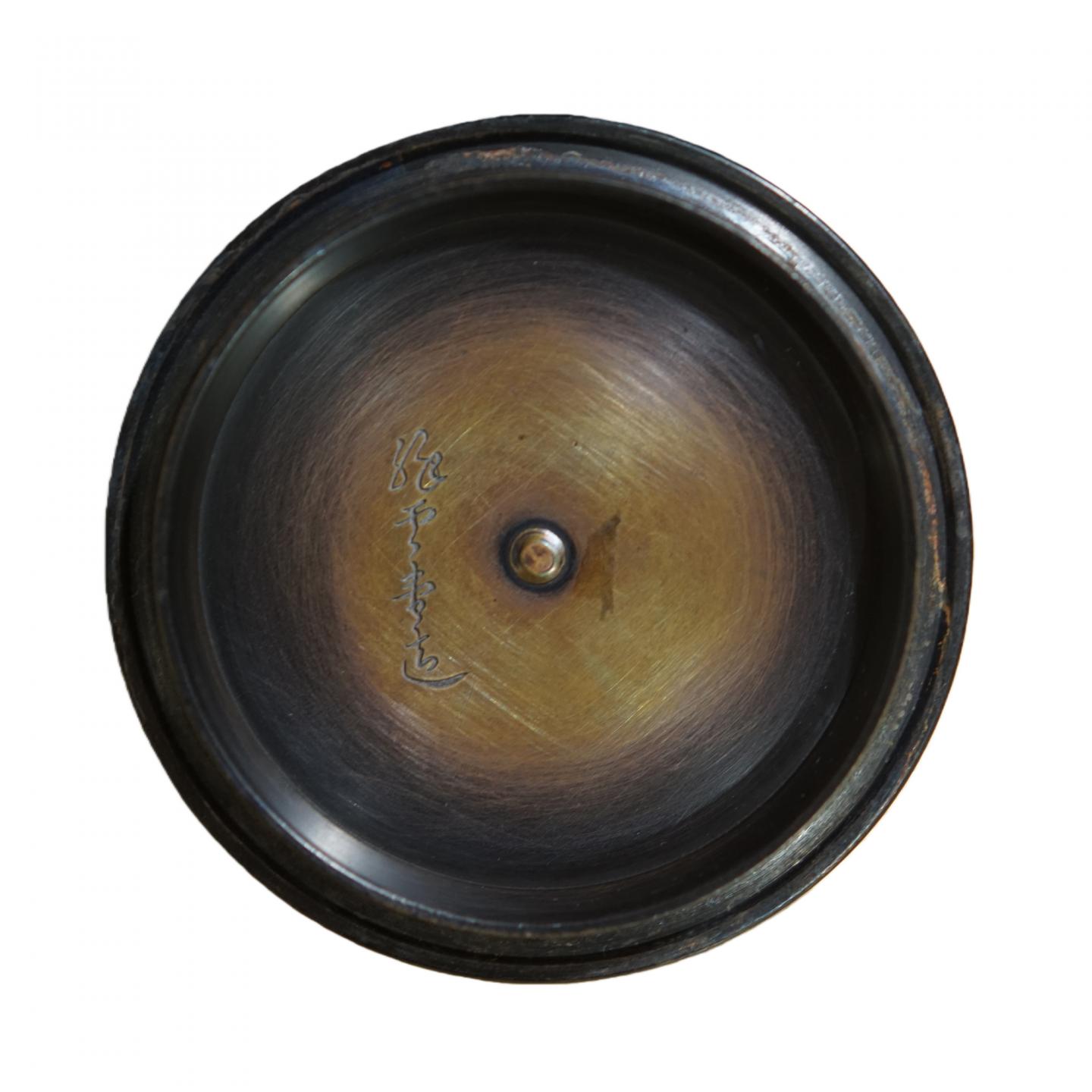 祥云堂造老铁壶 大正时期 20*15*17cm 一把