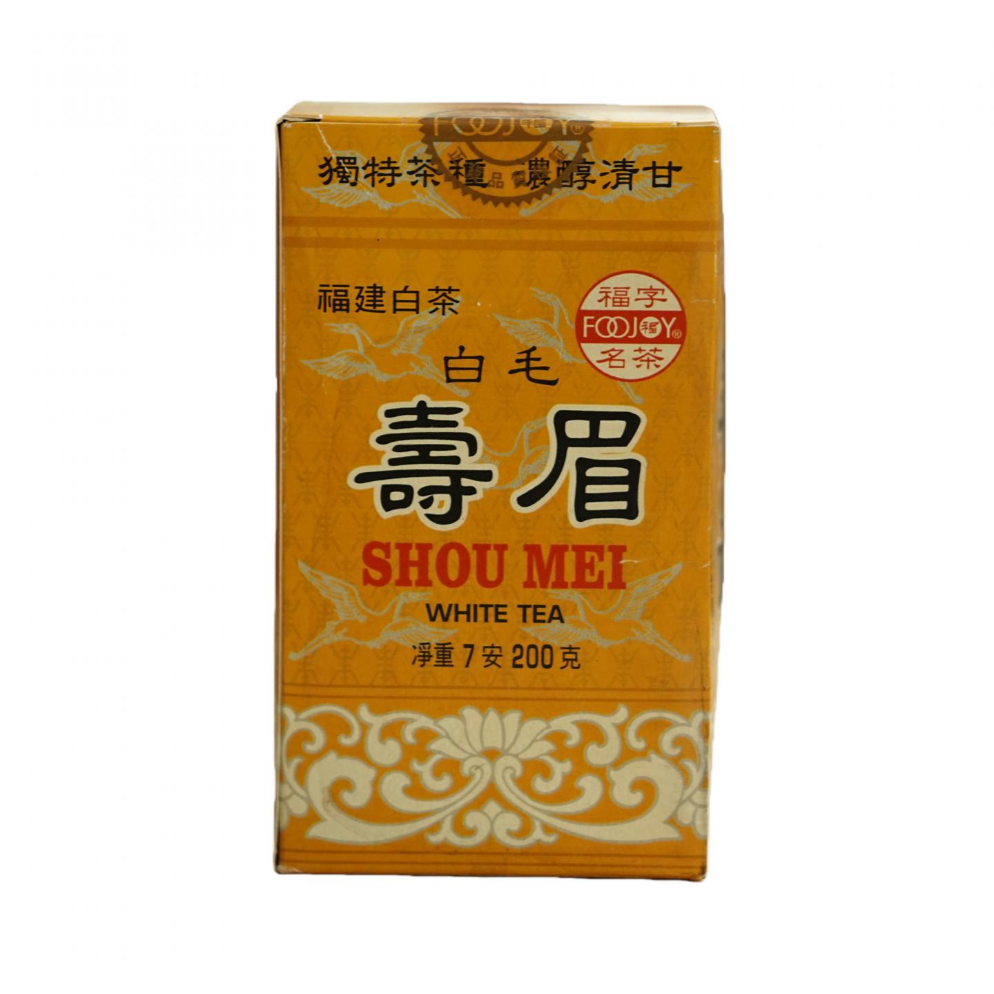 九十年代 福字名茶公司监制 出口级福字牌 白毛寿眉 一盒*200g 干仓