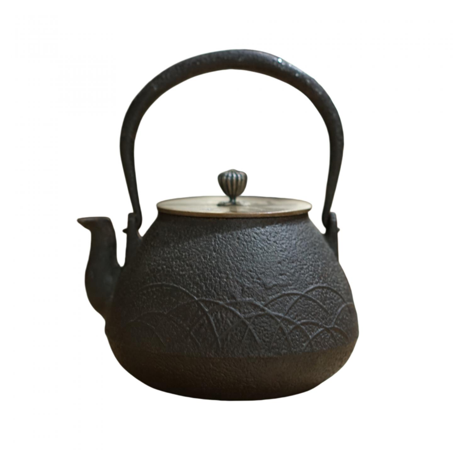 龙文堂造丨大正时期 铁壶一把 22*15*18cm