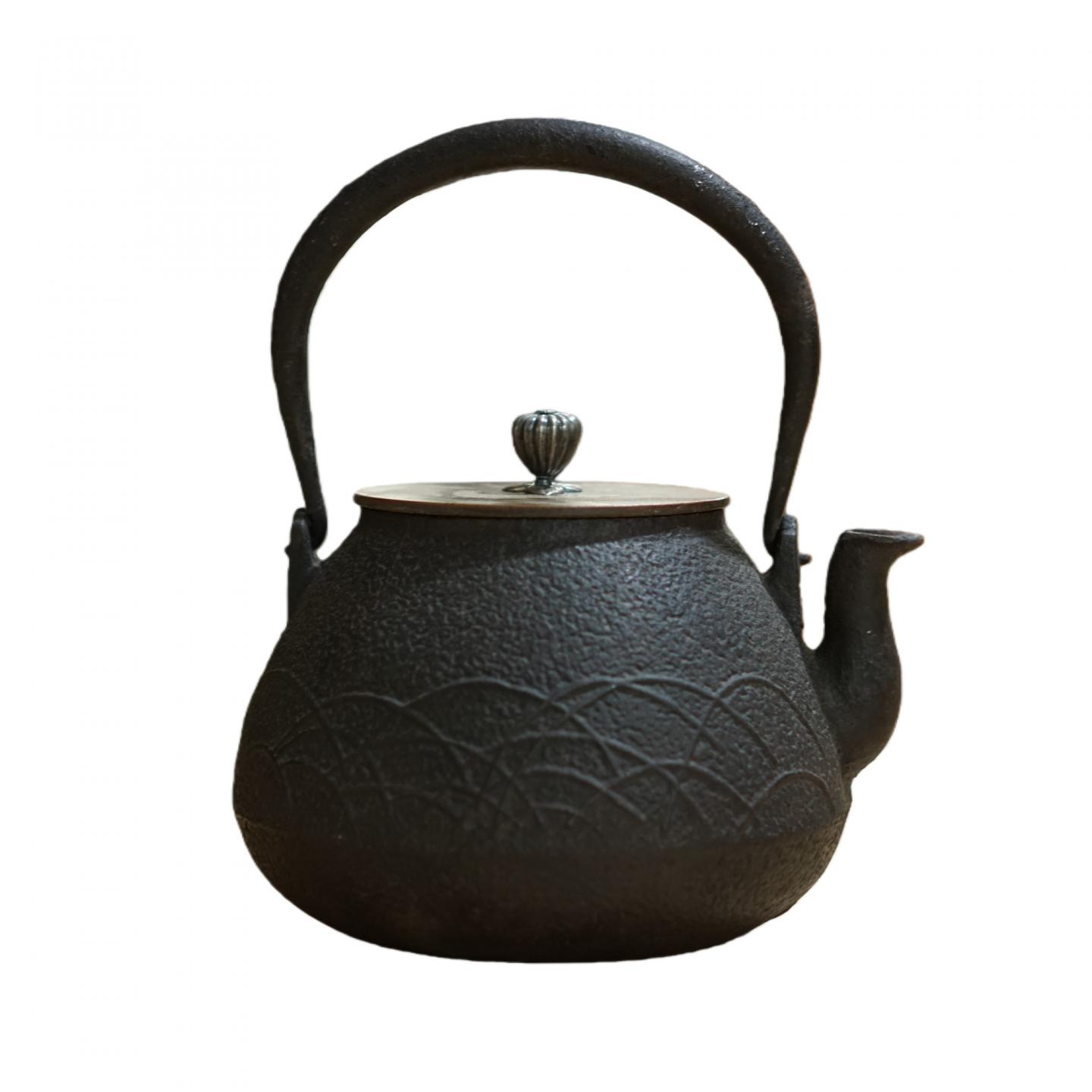 龙文堂造丨大正时期 铁壶一把 22*15*18cm