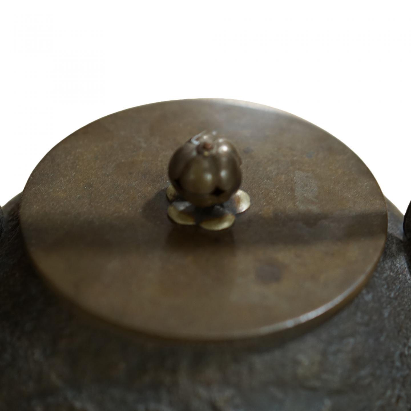 龙文堂造丨大正时期 老铁壶一把 21*16*16cm