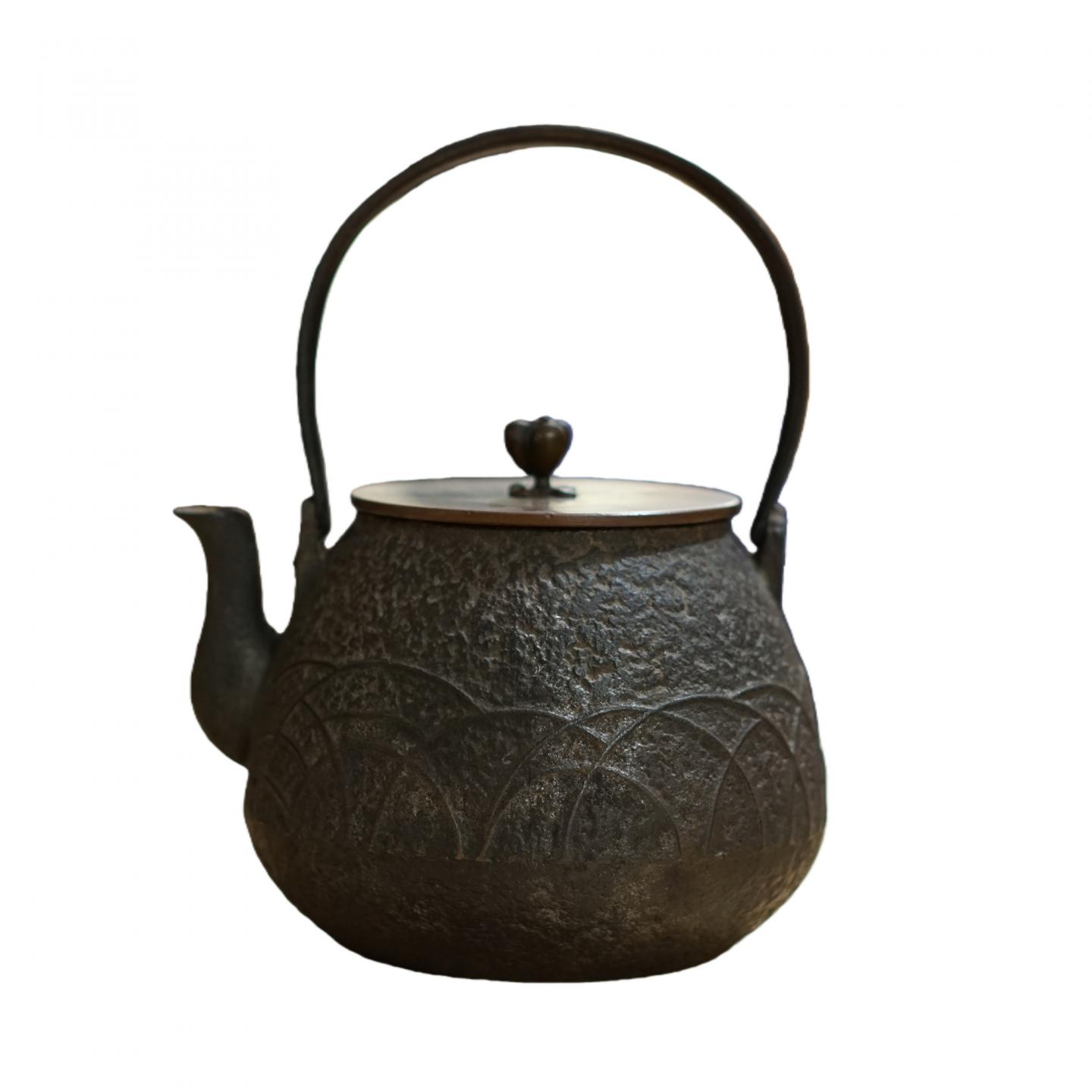 祥云堂造丨大正时期 老铁壶一把 24*15*17cm