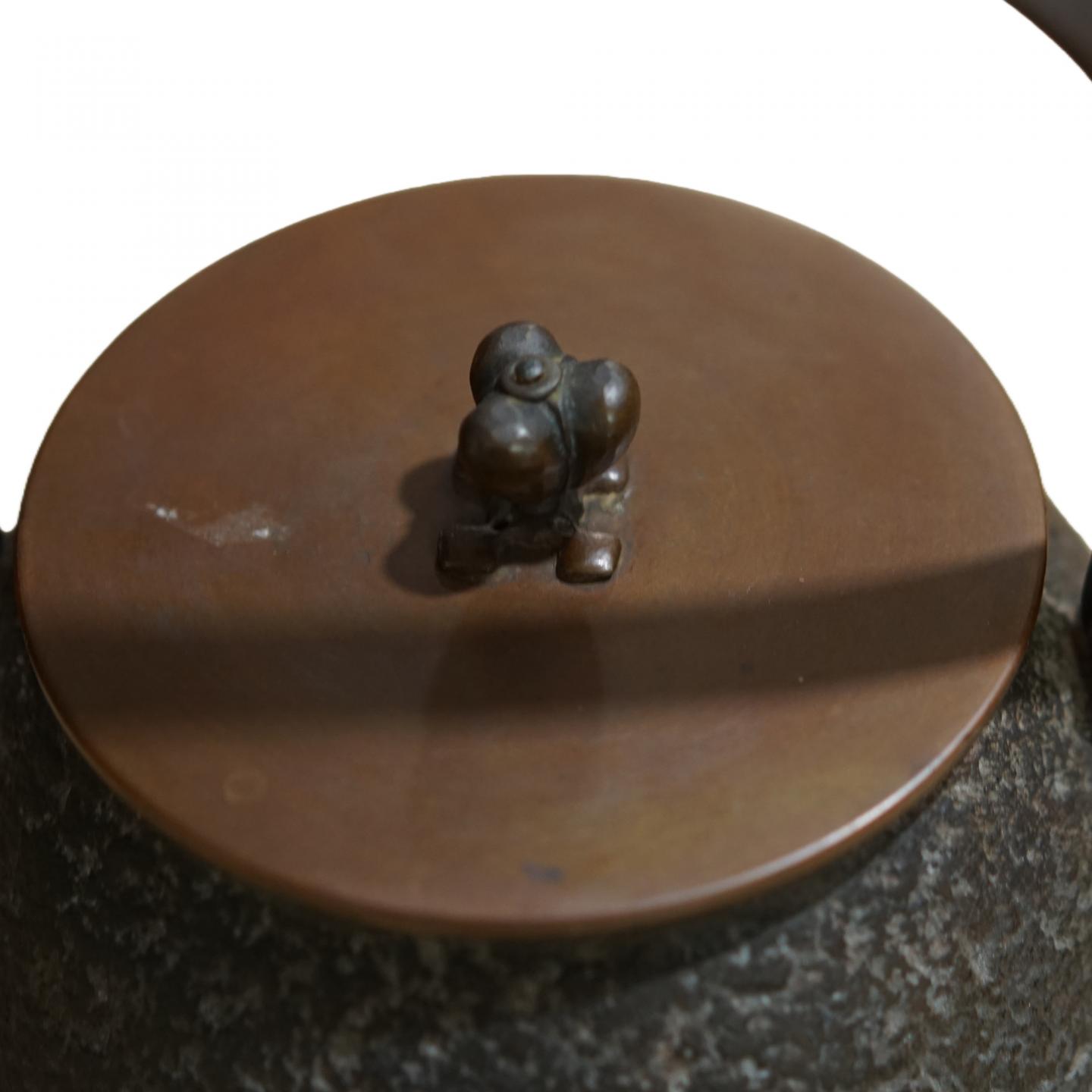 祥云堂造丨大正时期 老铁壶一把 24*15*17cm