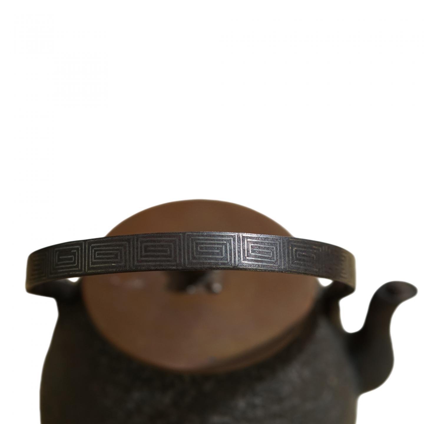 祥云堂造丨大正时期 老铁壶一把 24*15*17cm