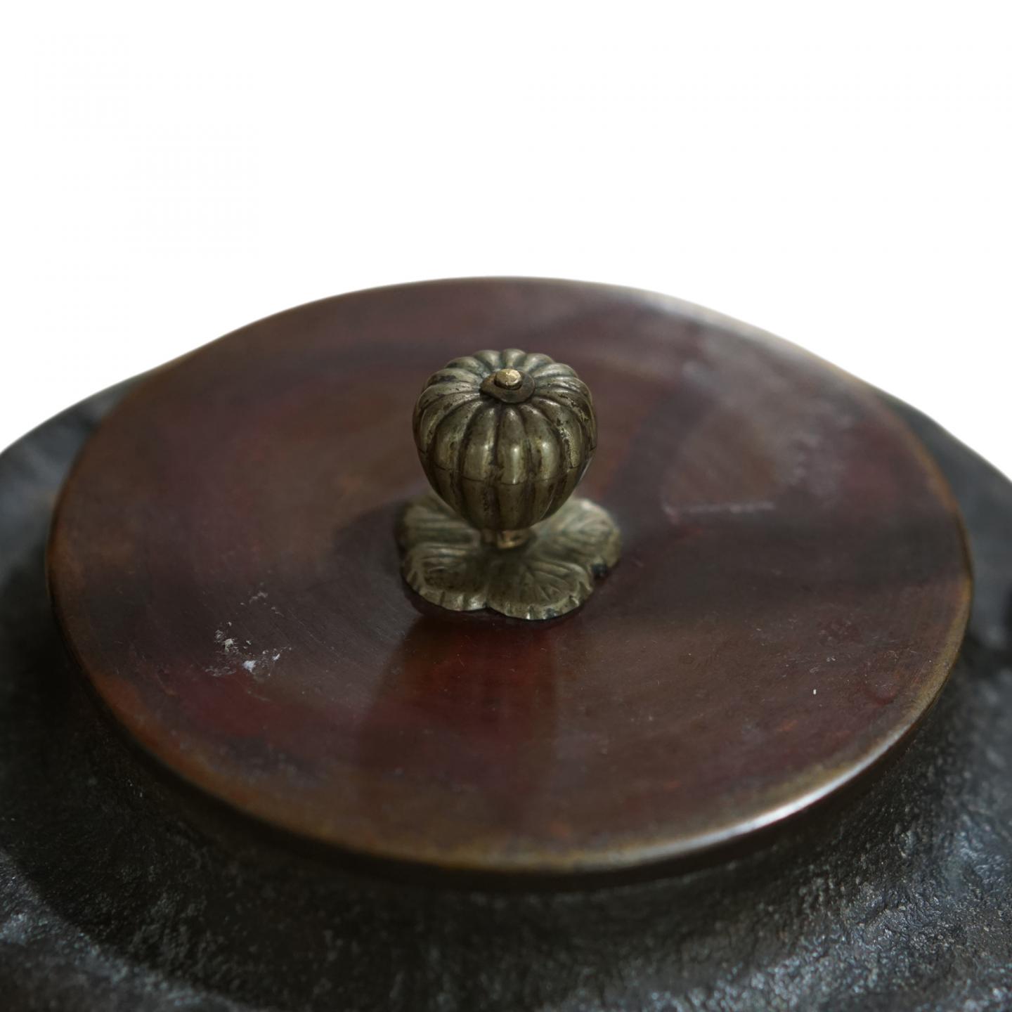 祥云堂造丨大正时期 老铁壶一把 22*17*15cm