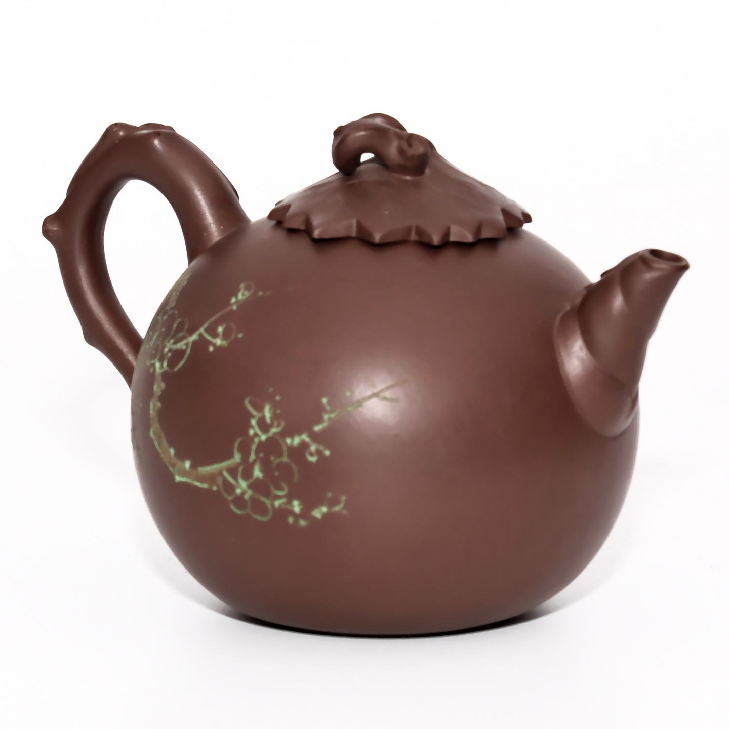 徐小琴 全手工仿生茄瓜壶 癸酉年（90年代） 约500cc 刻字款