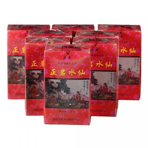 1998年 武夷山市茶叶总厂精制 正岩水仙 8盒*125克 干仓