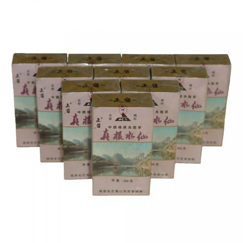 1999年 武夷山市岩茶总厂制 正岩产区真枞水仙 十盒*100克 干仓