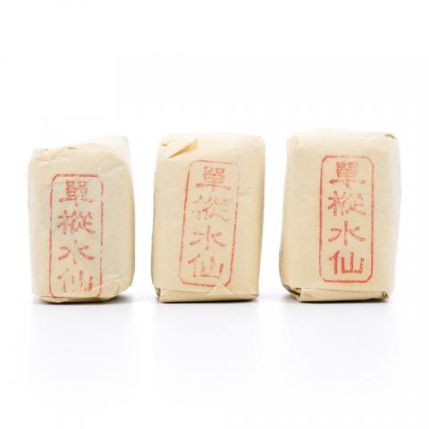 九十年代 中茶公司出口金记茶行 甲级武夷名枞单枞水仙 3包*50g