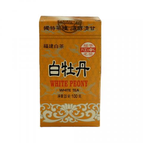 九十年代 福字牌 原箱白牡丹 一盒*100g 干仓