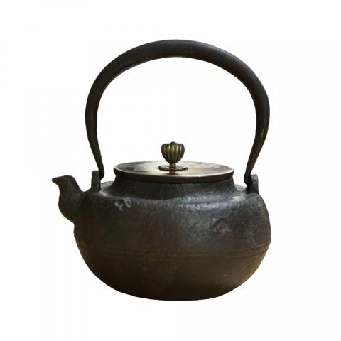 祥云堂造丨大正时期 老铁壶一把 22*17*15cm