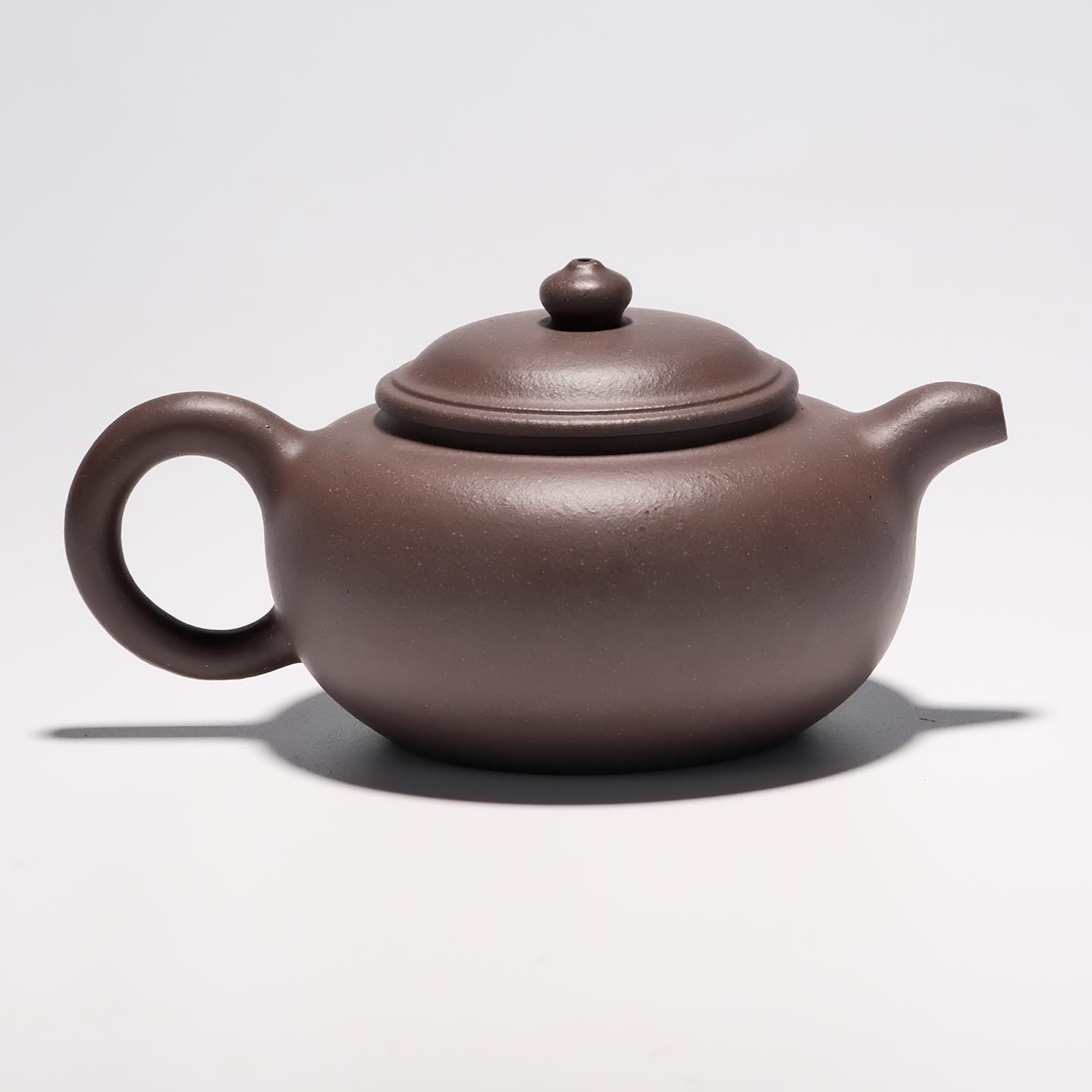 李慧芳 紫砂一厂 柿圆壶 90年代 约230cc