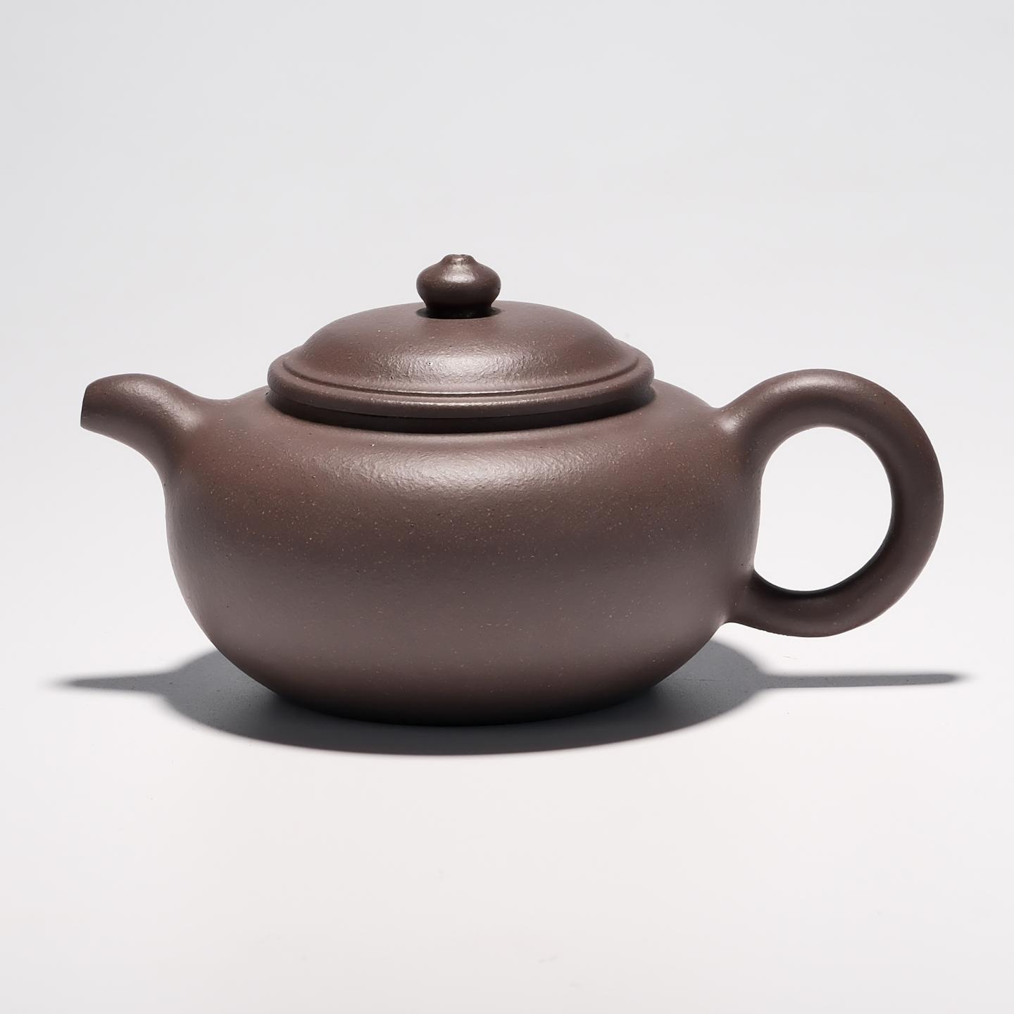 李慧芳 紫砂一厂 柿圆壶 90年代 约230cc