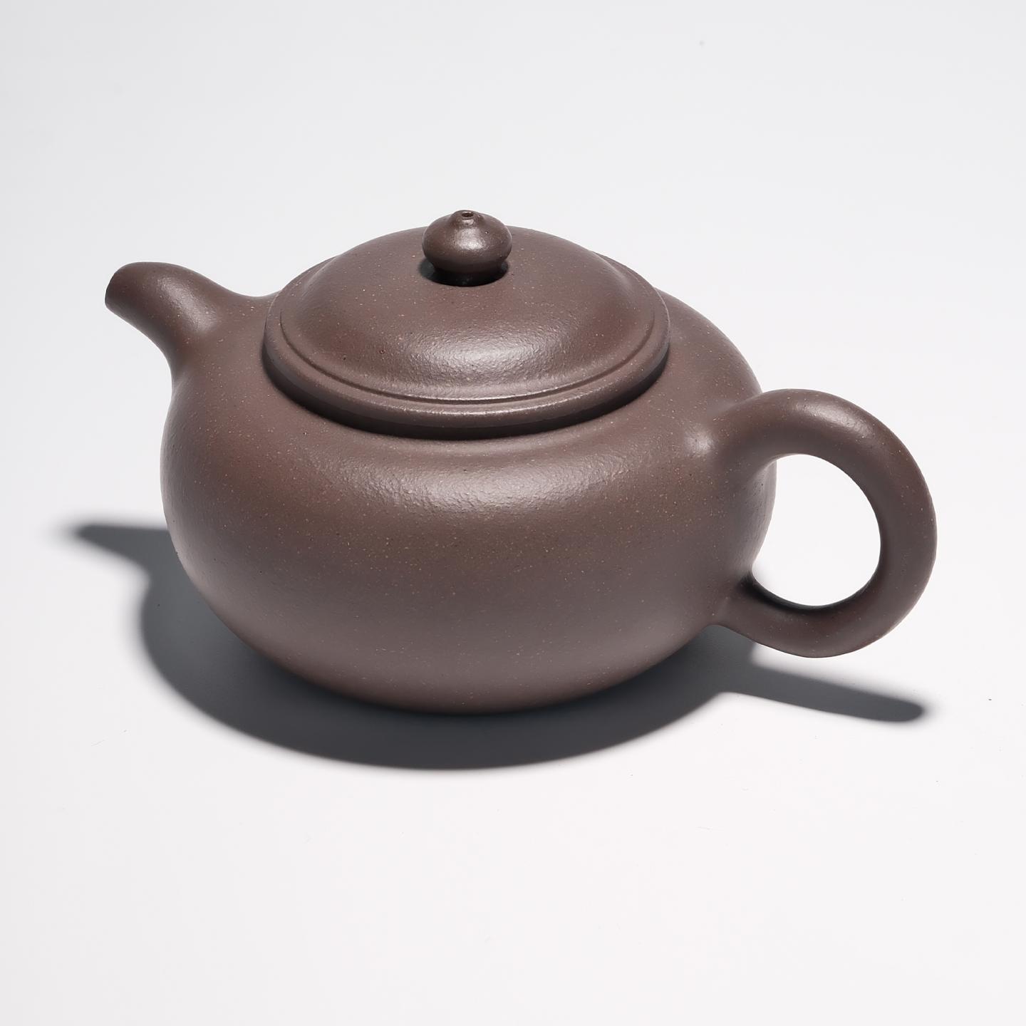 李慧芳 紫砂一厂 柿圆壶 90年代 约230cc