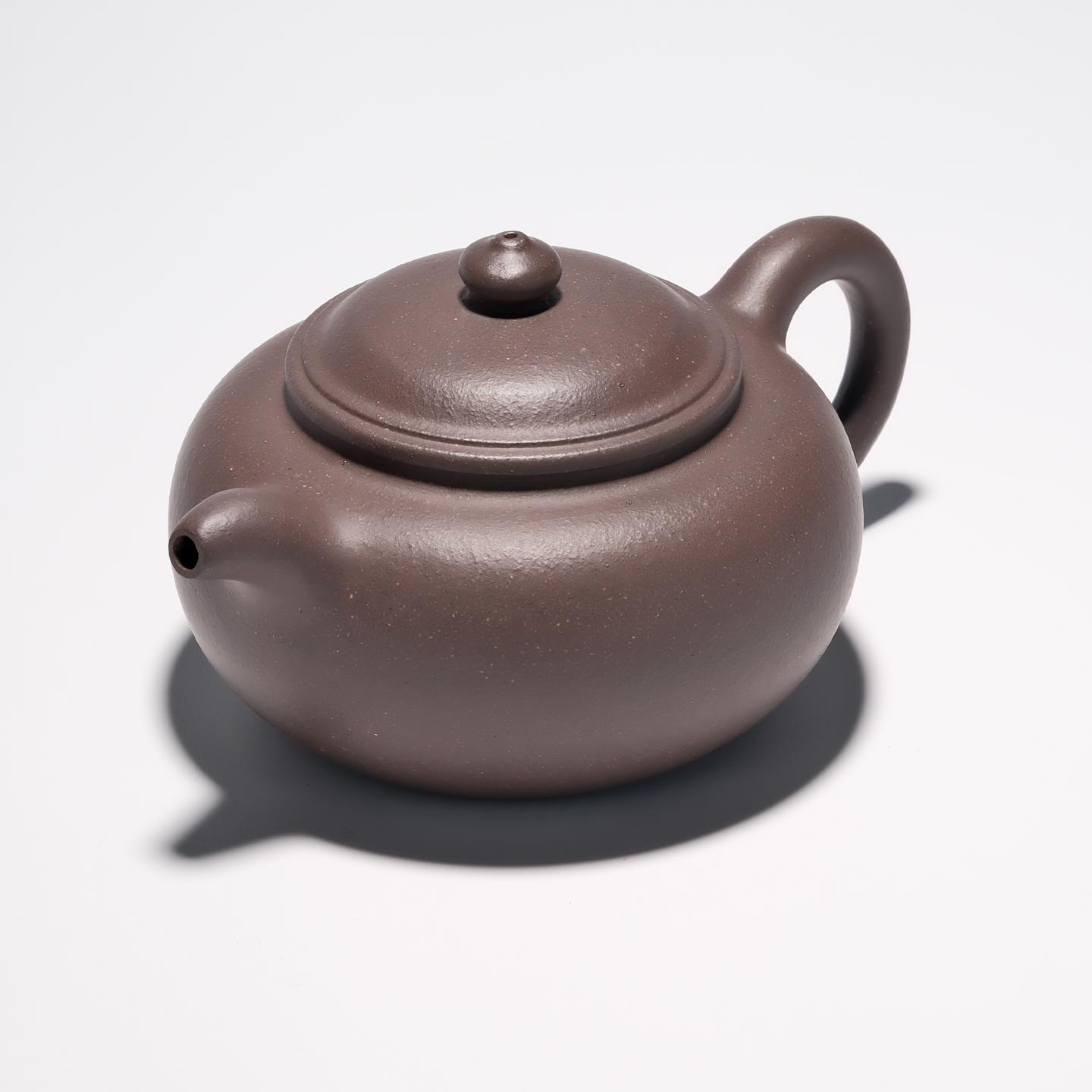 李慧芳 紫砂一厂 柿圆壶 90年代 约230cc