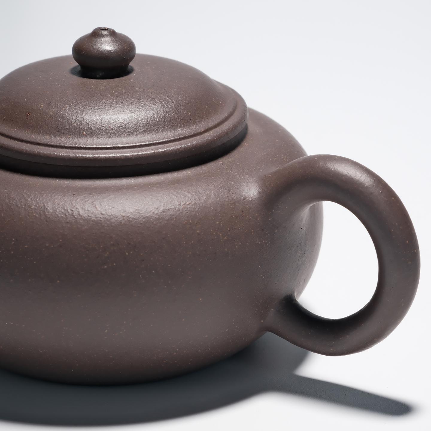 李慧芳 紫砂一厂 柿圆壶 90年代 约230cc