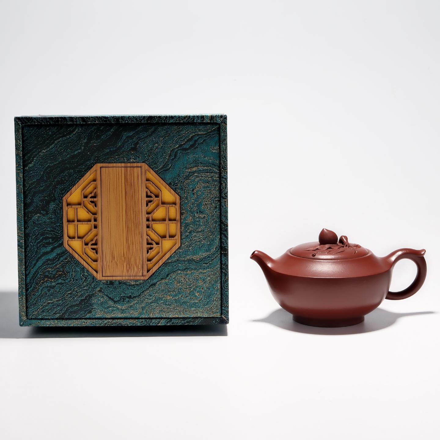 吴祥华 寿桃壶 90年代 约250cc