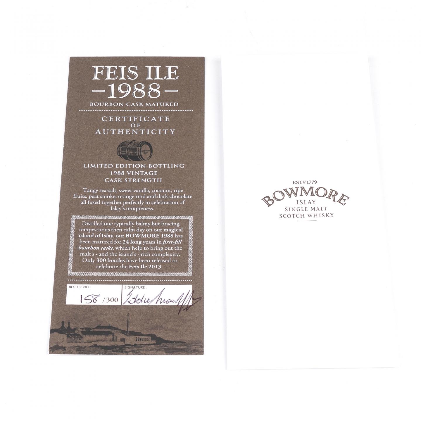Bowmore 波摩 24年 1988 Feis Ile 2013 桶强 限定版