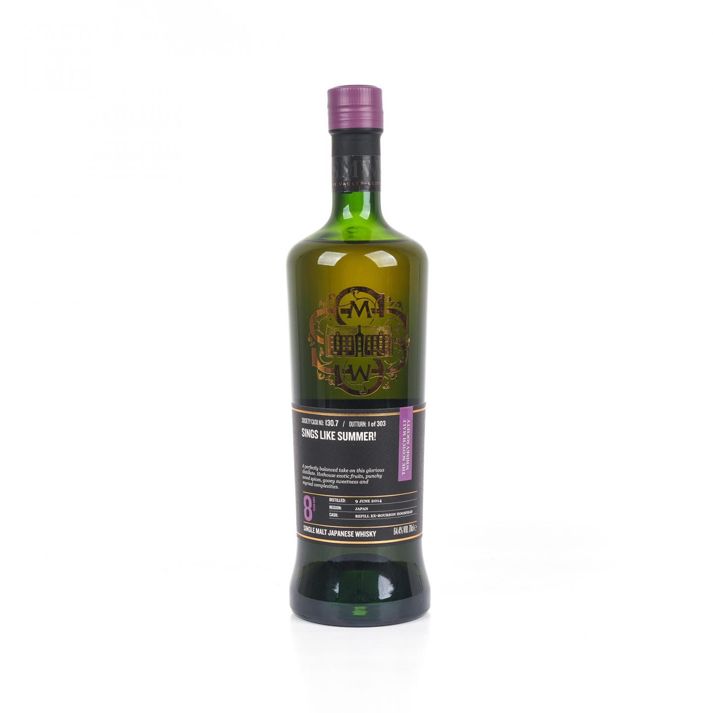SMWS 130.7 秩父 8年 2014 单桶