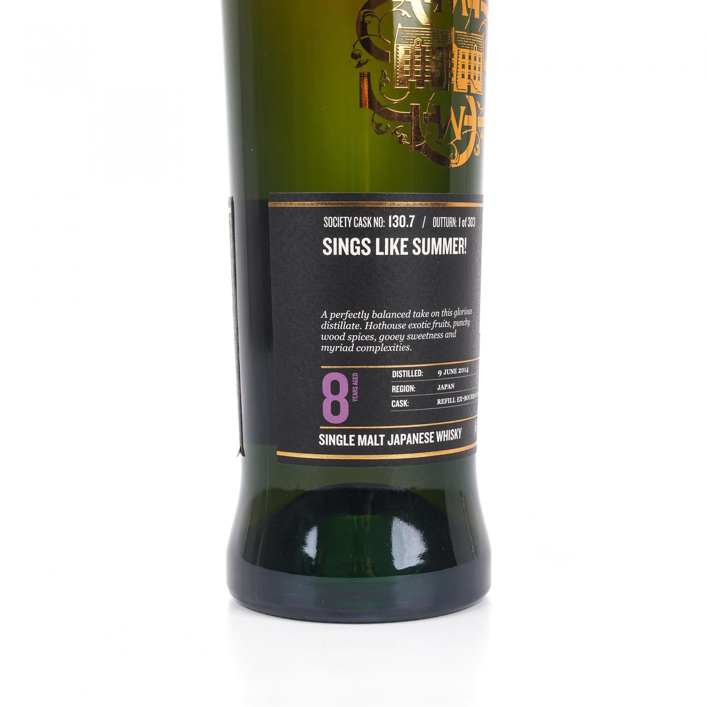 SMWS 130.7 秩父 8年 2014 单桶