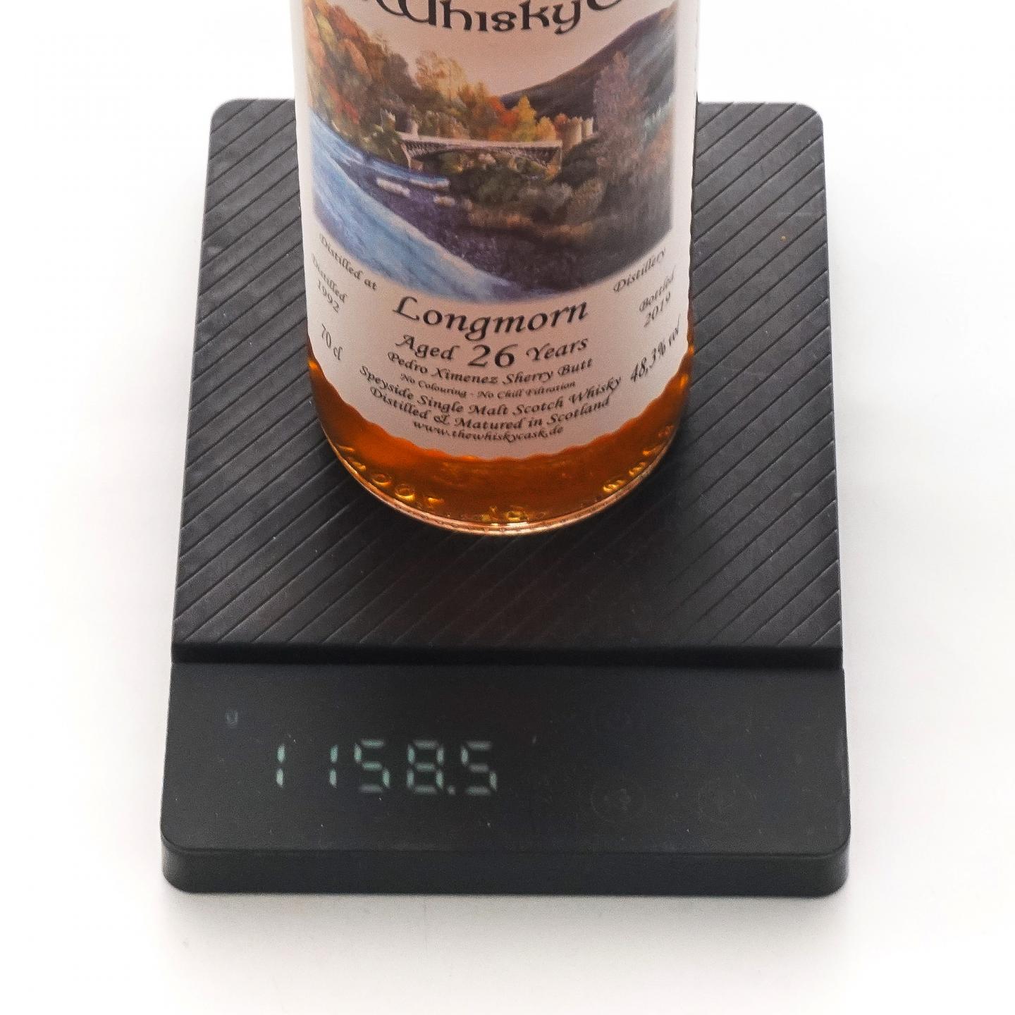 Longmorn 朗摩 26年 1992-2019 雪莉桶 TWC