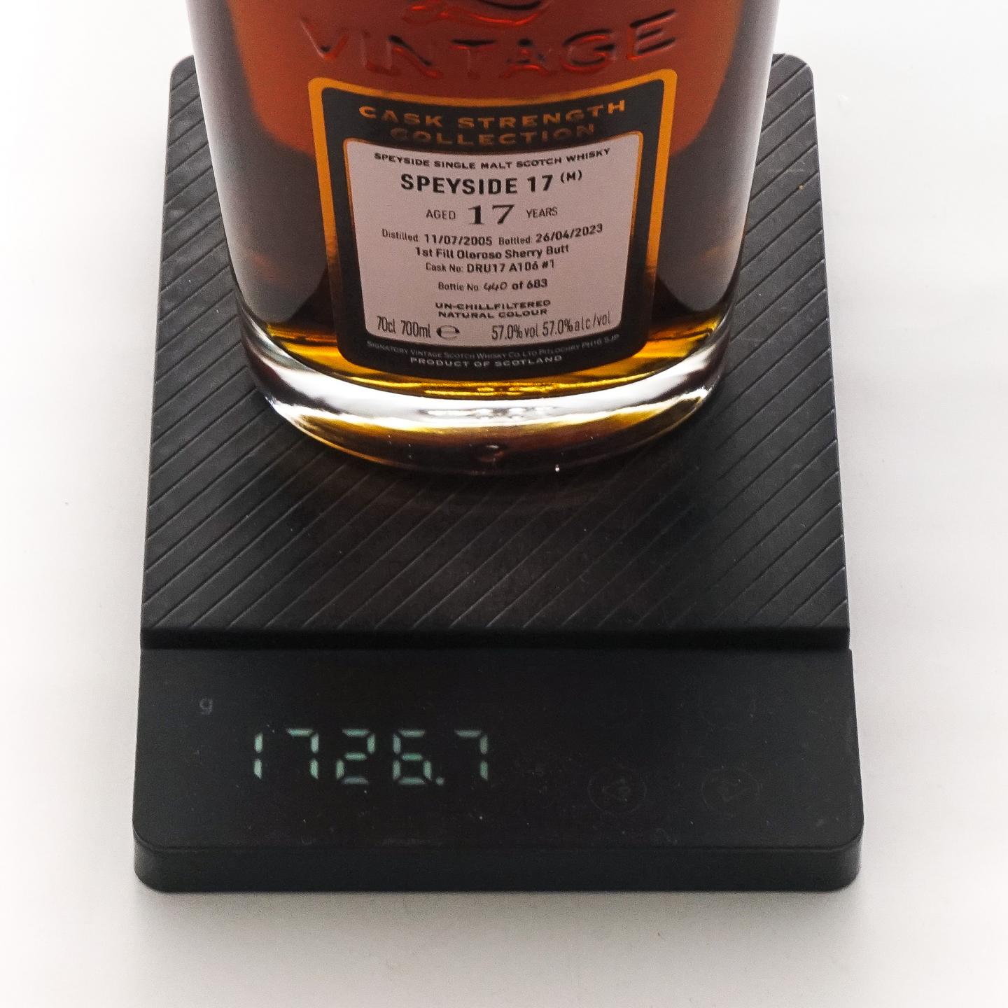 秘密斯佩塞 17年 2005-2023 SV 初填雪莉桶A106#1