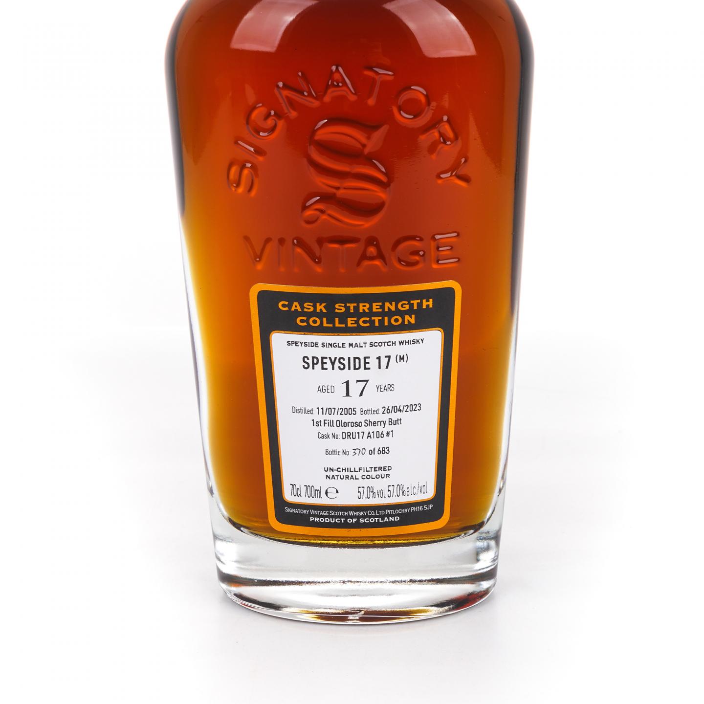 秘密斯佩塞 17年 2005-2023 初填雪莉桶A106#1 SV 700ml