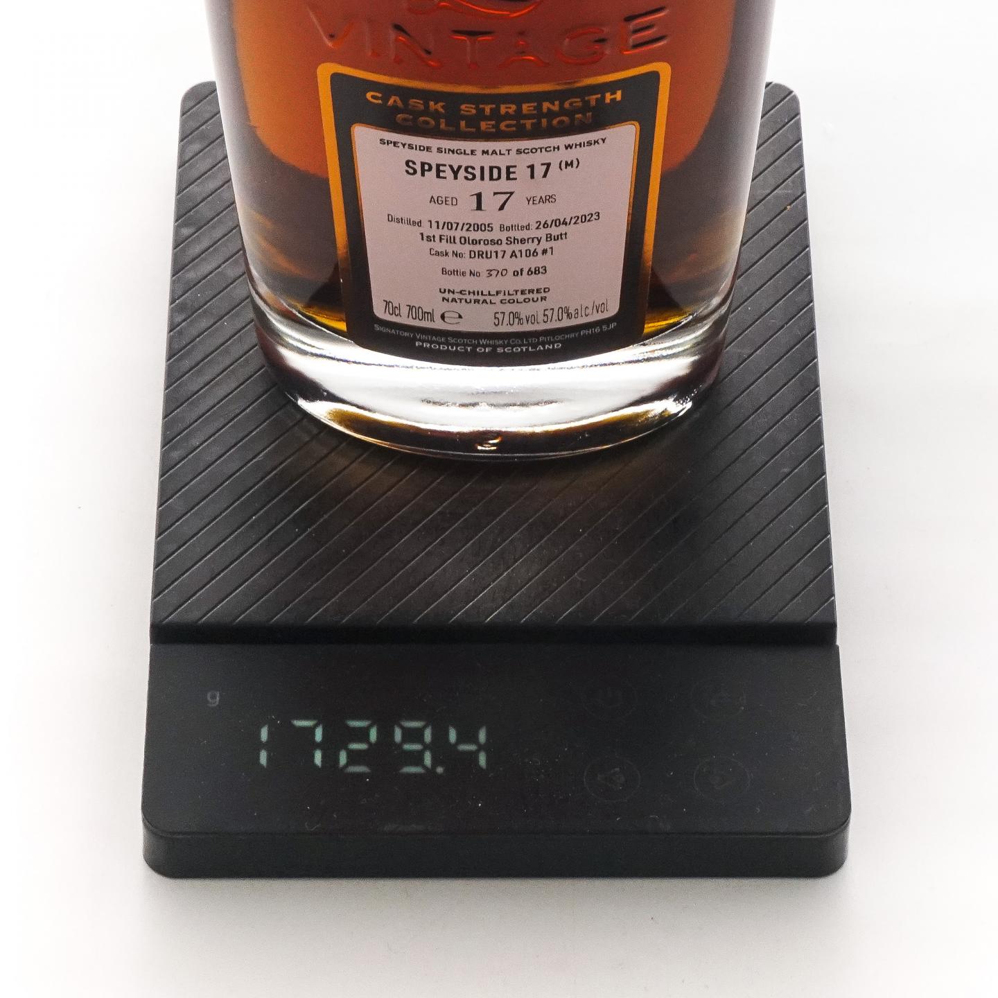 秘密斯佩塞 17年 2005-2023 初填雪莉桶A106#1 SV 700ml