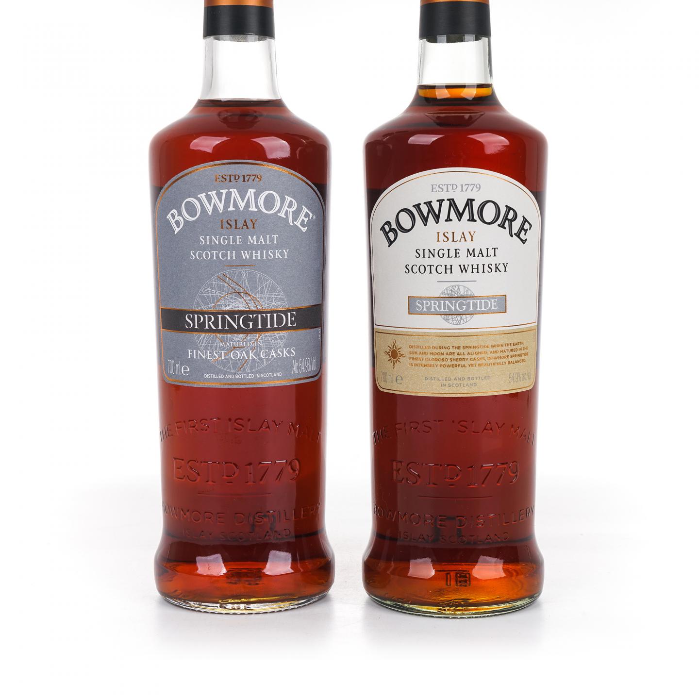 Bowmore 波摩 春潮 雪莉桶 2支组