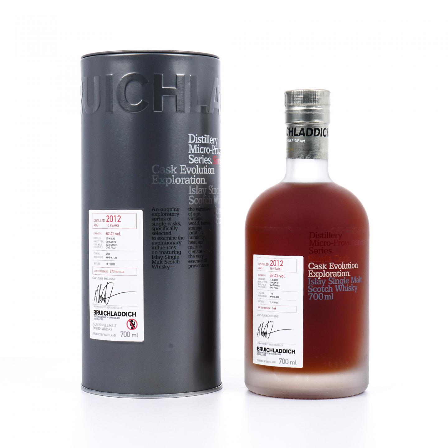 Bruichladdich 布赫拉迪 10年 2012-2022 单桶#2140