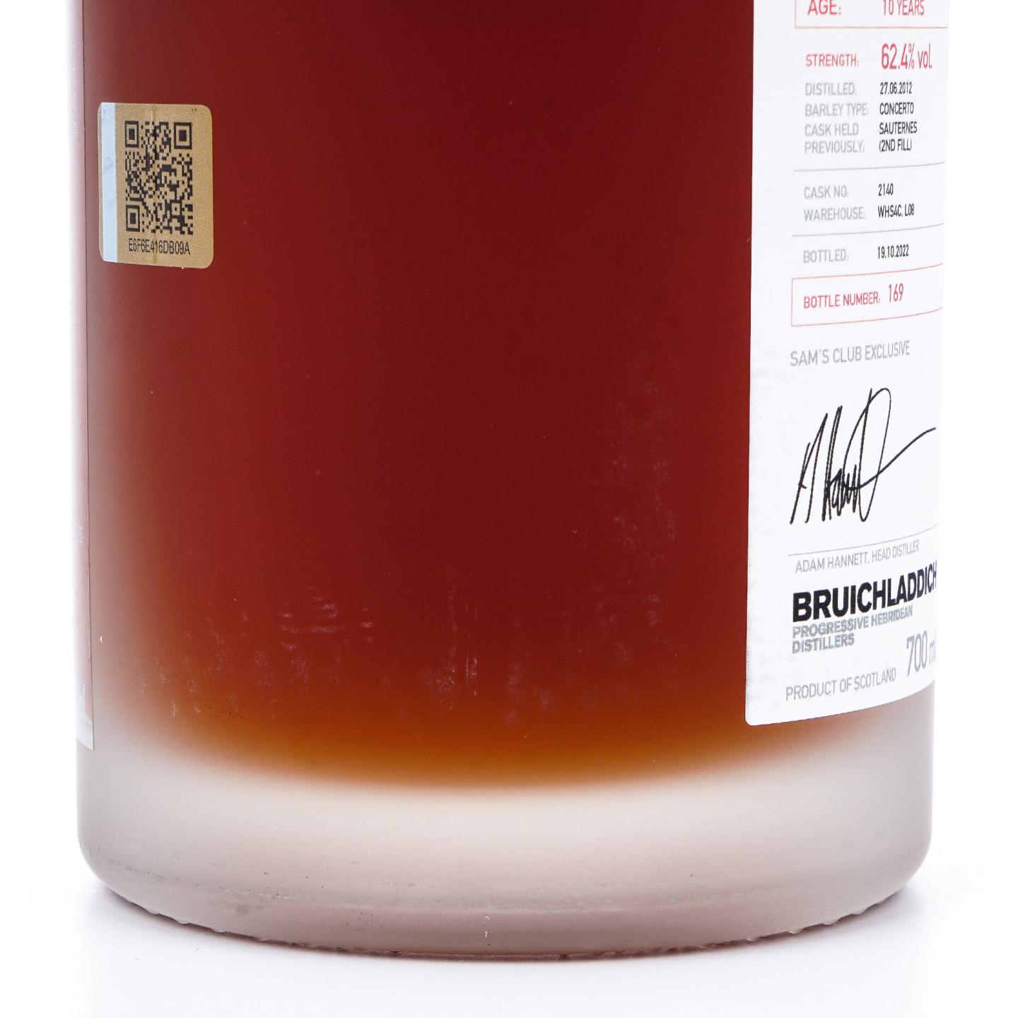 Bruichladdich 布赫拉迪 10年 2012-2022 单桶#2140