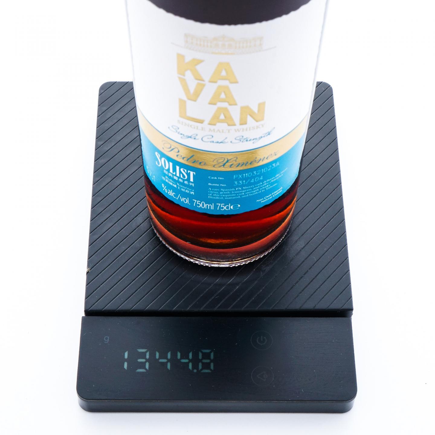 Kavalan 噶玛兰 2021 雪莉单桶#PX110321023A 桶强 750ml