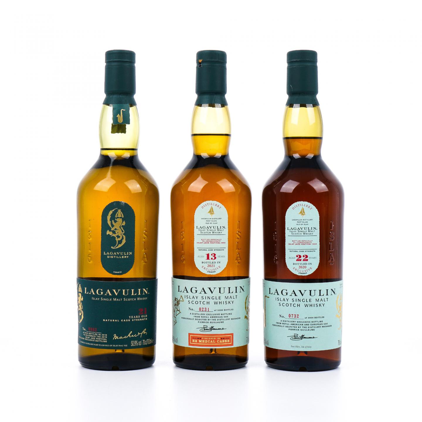 Lagavulin 乐加维林 13/21/22年 爵士音乐节 三瓶组