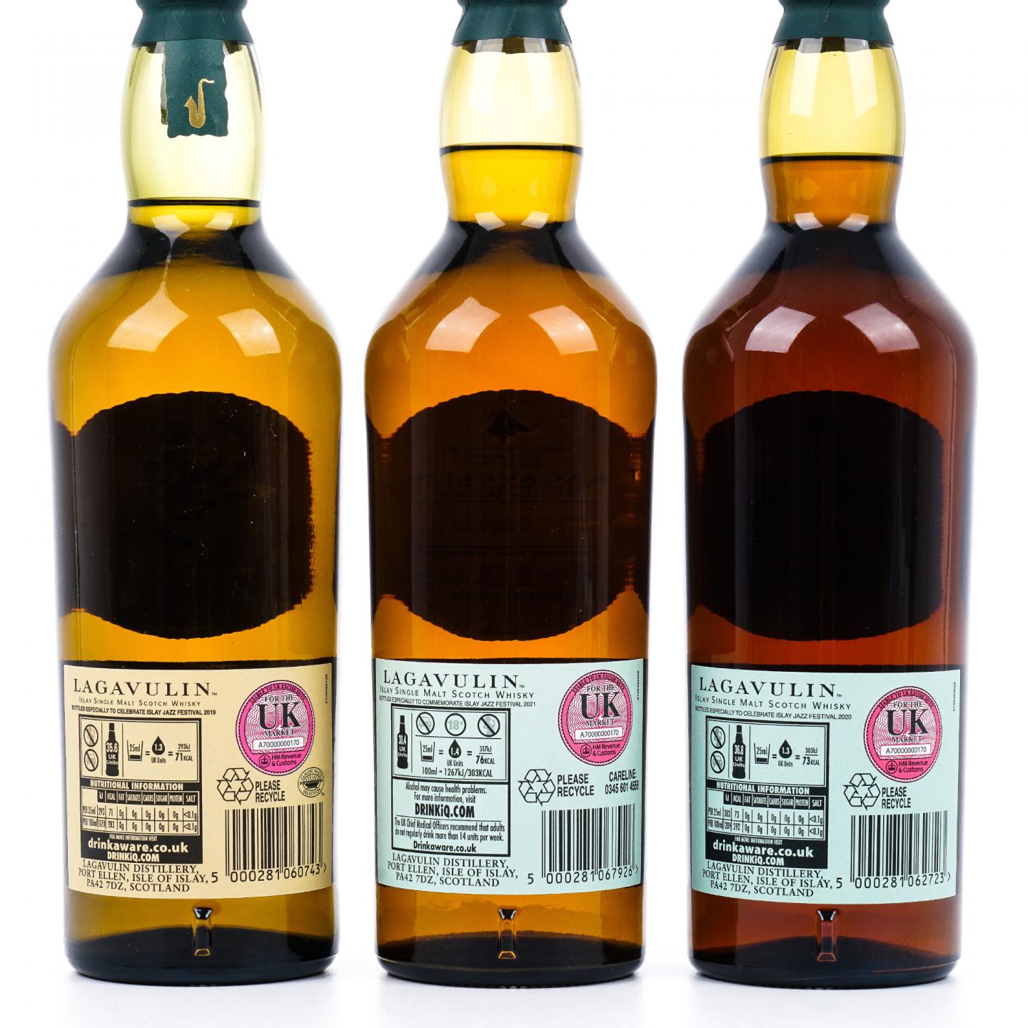 Lagavulin 乐加维林 13/21/22年 爵士音乐节 三瓶组