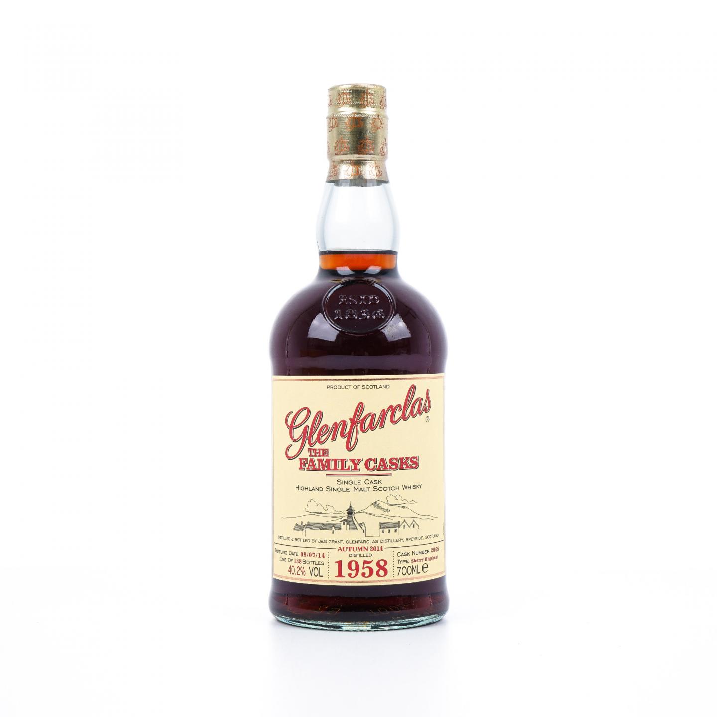 Glenfarclas 格兰花格 1958-2014 家族桶#2065