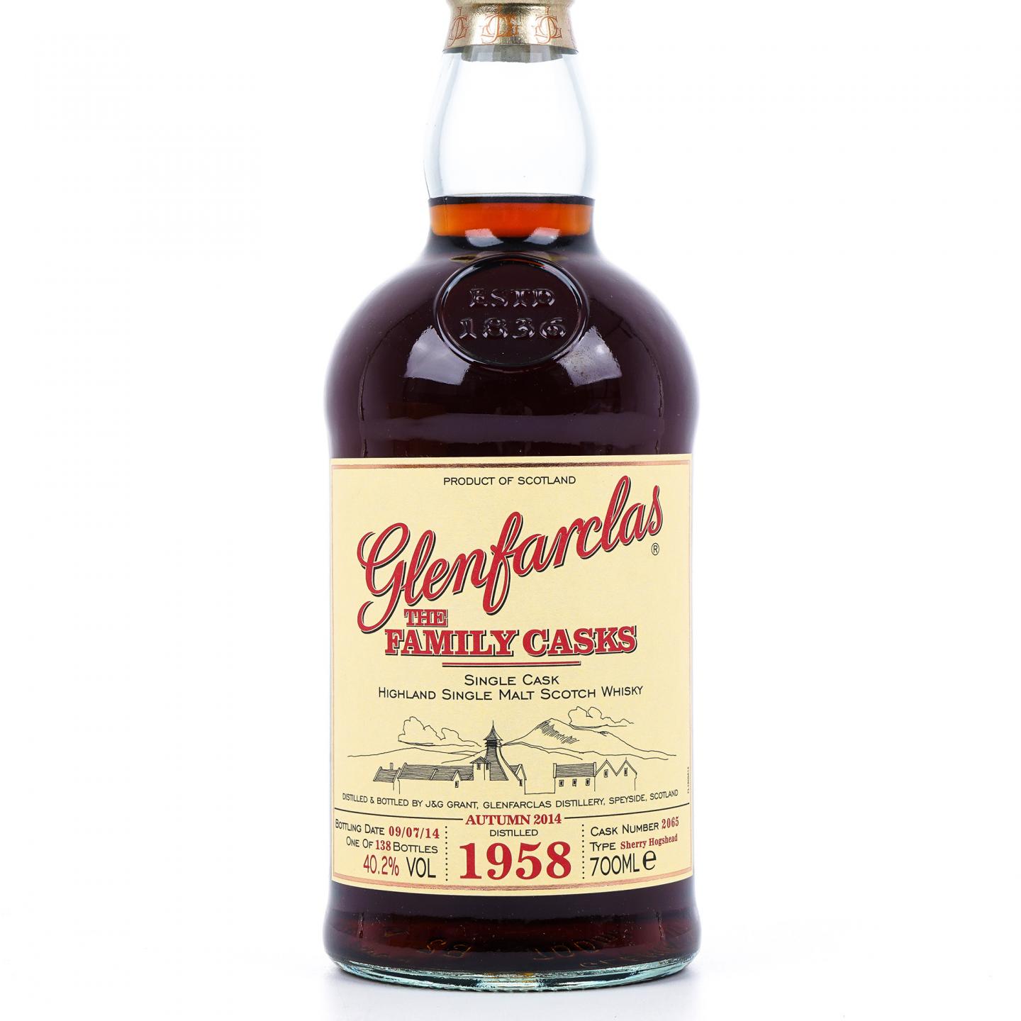 Glenfarclas 格兰花格 1958-2014 家族桶#2065