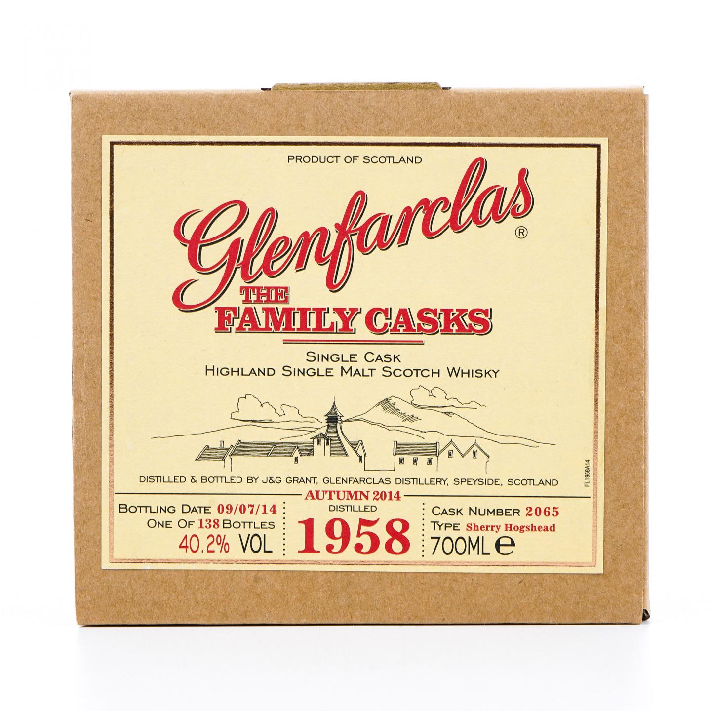 Glenfarclas 格兰花格 1958-2014 家族桶#2065