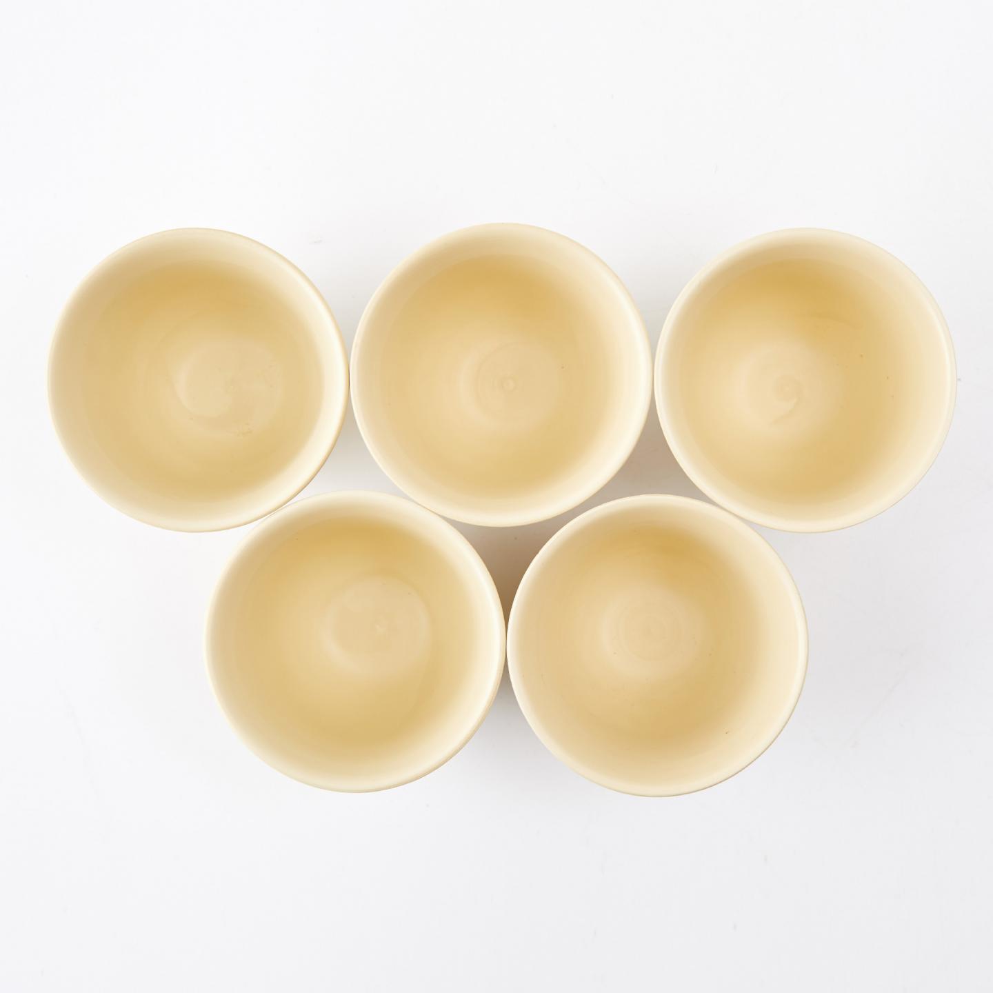 梅原广隆(玉光)|昭和时期 白泥手刻诗文常滑烧茶具套