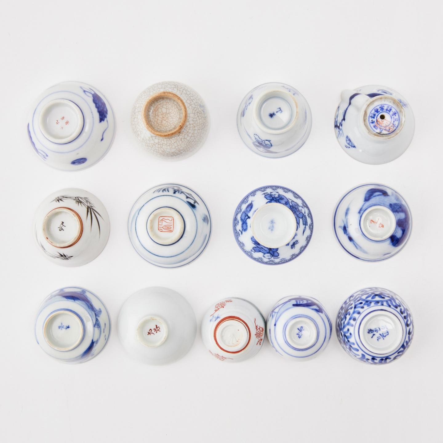 藏家释出｜明治-昭和时期 古九谷等主人杯一组（13客）