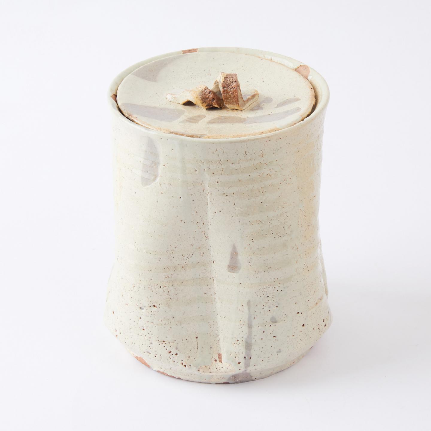 七十四代朝日丰斋|昭和时期 极致侘寂风手作水指