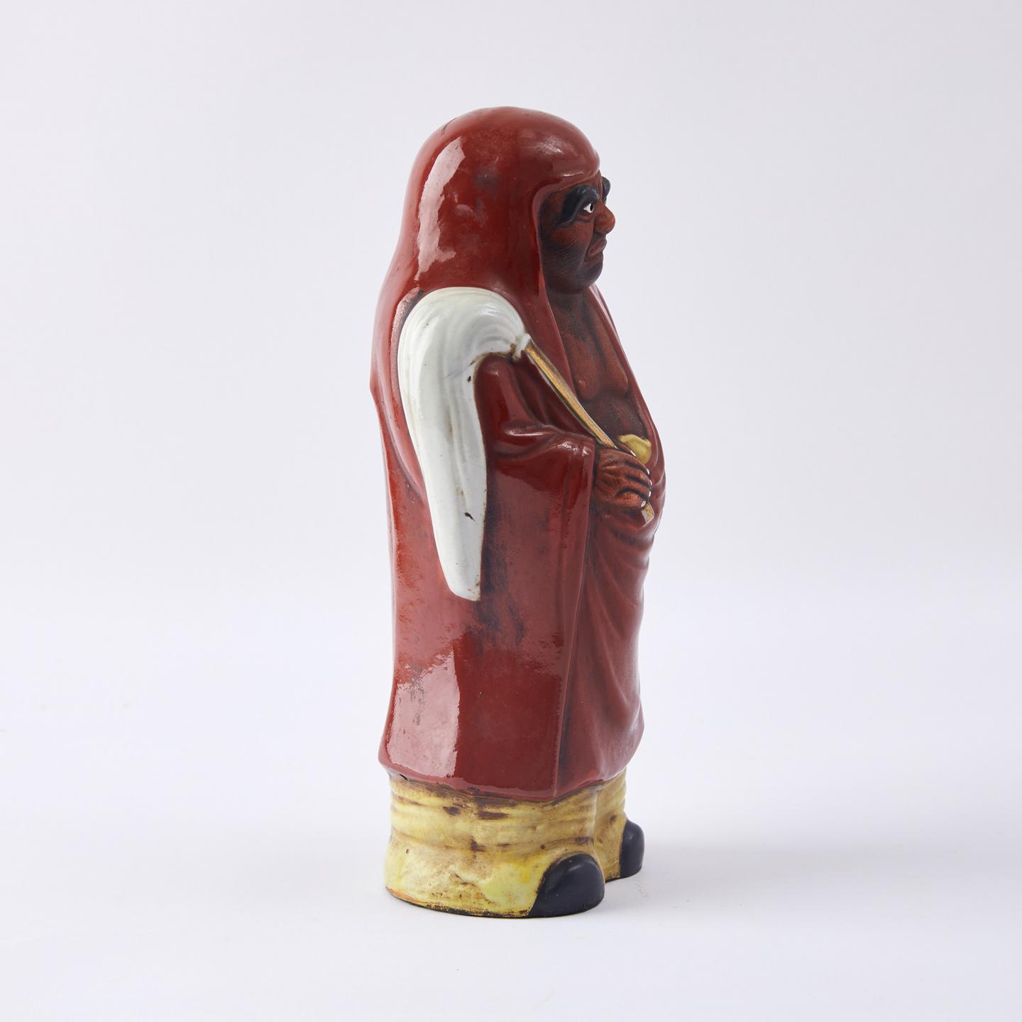 明治时期古九谷|红衣达摩置物