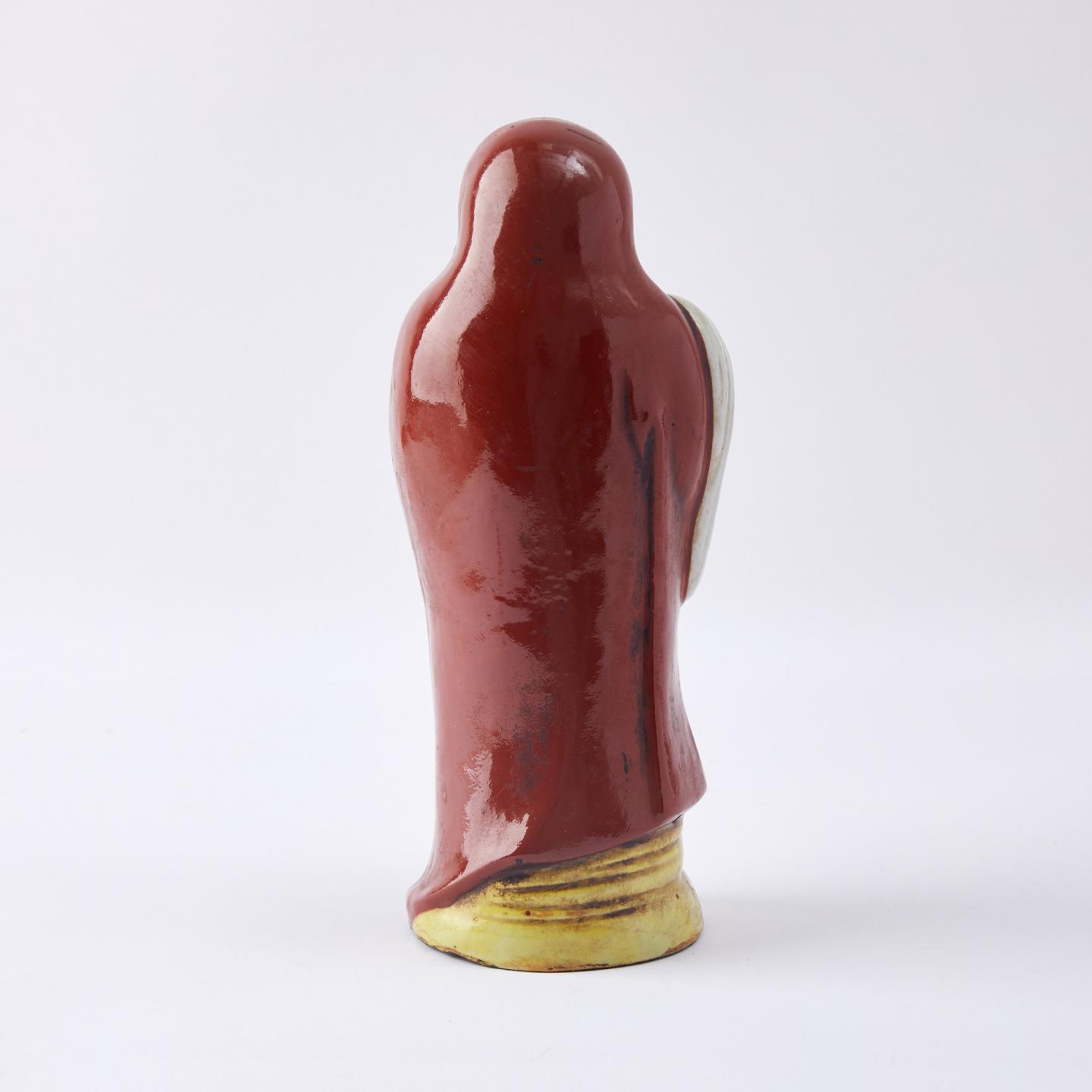 明治时期古九谷|红衣达摩置物